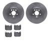 6502-32000 Brake Rotors w/5000 Advanced Brake Pads Kit, Fits Select Mini, Position: Front - image 1