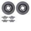 6502-32028 Brake Rotors w/5000 Advanced Brake Pads Kit, 2002-2008 Mini, Position: Front - image 1