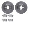 6502-32031 Brake Rotors w/5000 Advanced Brake Pads Kit, 2002-2006 Mini, Position: Front - image 1