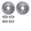 6502-32052 Brake Rotors w/5000 Advanced Brake Pads Kit, 2007-2015 Mini, Position: Front - image 1