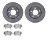 6502-32065 Brake Rotors w/5000 Advanced Brake Pads Kit, 2013-2016 Mini, Position: Front - image 1