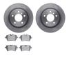6502-32073 Brake Rotors w/5000 Advanced Brake Pads Kit, 2011-2016 Mini, Position: Front - image 1
