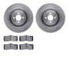 6502-32089 Brake Rotors w/5000 Advanced Brake Pads Kit, 2013-2013 Mini, Position: Front - image 1