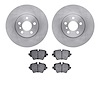 6502-32114 Brake Rotors w/5000 Advanced Brake Pads Kit, Fits Select Mini, Position: Front - image 1