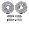 6502-37010 Brake Rotors w/5000 Advanced Brake Pads Kit, 1989-1993 GM, Position: Rear - image 1