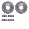 6502-37033 Brake Rotors w/5000 Advanced Brake Pads Kit, 1986-1986 GM, Position: Front - image 1