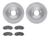 6502-39135 Brake Rotors w/5000 Advanced Brake Pads Kit, Fits Select Multiple Makes/Models, Position: Front - image 1