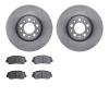6502-39149 Brake Rotors w/5000 Advanced Brake Pads Kit, 2013-2017 Mopar, Position: Front - image 1