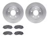 6502-40194 Brake Rotors w/5000 Advanced Brake Pads Kit, 2007-2017 Multiple Makes/Models, Position: Front - image 1