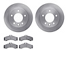 6502-40267 Brake Rotors w/5000 Advanced Brake Pads Kit, 2002-2006 Multiple Makes/Models, Position: Front - image 1