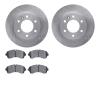 6502-40273 Brake Rotors w/5000 Advanced Brake Pads Kit, Fits Select Multiple Makes/Models, Position: Front - image 1