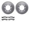 6502-40408 Brake Rotors w/5000 Advanced Brake Pads Kit, 2000-2002 Mopar, Position: Front - image 1