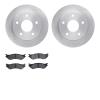 6502-40414 Brake Rotors w/5000 Advanced Brake Pads Kit, 2000-2001 Mopar, Position: Front - image 1