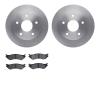 6502-40426 Brake Rotors w/5000 Advanced Brake Pads Kit, 2000-2001 Mopar, Position: Front - image 1