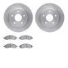 6502-40433 Brake Rotors w/5000 Advanced Brake Pads Kit, 2006-2018 Mopar, Position: Front - image 1