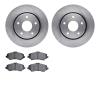 6502-40478 Brake Rotors w/5000 Advanced Brake Pads Kit, 2009-2016 Multiple Makes/Models, Position: Front - image 1