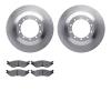 6502-40513 Brake Rotors w/5000 Advanced Brake Pads Kit, 2005-2017 Multiple Makes/Models, Position: Rear, Front - image 1