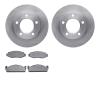 6502-42064 Brake Rotors w/5000 Advanced Brake Pads Kit, 1978-1979 Mopar, Position: Front - image 1