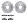 6502-42123 Brake Rotors w/5000 Advanced Brake Pads Kit, 1982-1989 Multiple Makes/Models, Position: Front - image 1