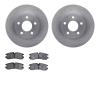 6502-45080 Brake Rotors w/5000 Advanced Brake Pads Kit, 1998-2003 GM, Position: Rear - image 1