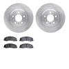 6502-45089 Brake Rotors w/5000 Advanced Brake Pads Kit, 2006-2016 GM, Position: Front - image 1