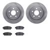 6502-45139 Brake Rotors w/5000 Advanced Brake Pads Kit, 2011-2018 GM, Position: Rear - image 1