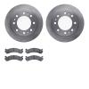 6502-46171 Brake Rotors w/5000 Advanced Brake Pads Kit, 2006-2011 GM, Position: Front - image 1