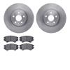 6502-46193 Brake Rotors w/5000 Advanced Brake Pads Kit, 2011-2017 GM, Position: Front - image 1