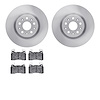 6502-46232 Brake Rotors w/5000 Advanced Brake Pads Kit, Fits Select GM, Position: Front - image 1