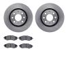 6502-47110 Brake Rotors w/5000 Advanced Brake Pads Kit, 2004-2017 GM, Position: Front - image 1