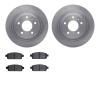 6502-47240 Brake Rotors w/5000 Advanced Brake Pads Kit, 2011-2019 GM, Position: Rear - image 1