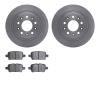 6502-47337 Brake Rotors w/5000 Advanced Brake Pads Kit, 2016-2020 GM, Position: Rear - image 1