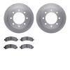 6502-48074 Brake Rotors w/5000 Advanced Brake Pads Kit, 2018-2020 GM, Position: Rear - image 1