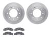 6502-48080 Brake Rotors w/5000 Advanced Brake Pads Kit, Fits Select GM, Position: Front - image 1