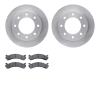 6502-48231 Brake Rotors w/5000 Advanced Brake Pads Kit, 2018-2020 GM, Position: Front - image 1