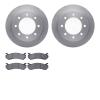 6502-48243 Brake Rotors w/5000 Advanced Brake Pads Kit, 1999-2013 GM, Position: Rear - image 1
