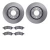 6502-48274 Brake Rotors w/5000 Advanced Brake Pads Kit, 2006-2009 GM, Position: Front - image 1
