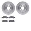 6502-48318 Brake Rotors w/5000 Advanced Brake Pads Kit, 2007-2017 GM, Position: Front - image 1