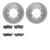 6502-48351 Brake Rotors w/5000 Advanced Brake Pads Kit, 1971-1988 Multiple Makes/Models, Position: Front - image 1