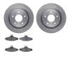 6502-52060 Brake Rotors w/5000 Advanced Brake Pads Kit, 1985-1992 GM, Position: Rear - image 1