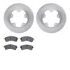 6502-54228 Brake Rotors w/5000 Advanced Brake Pads Kit, 2020-2020 Ford/Lincoln/Mercury/Mazda, Position: Rear - image 1