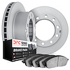6502-54241 Brake Rotors w/5000 Advanced Brake Pads Kit, Fits Select Ford/Lincoln/Mercury/Mazda, Position: Front - image 1