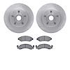 6502-54260 Brake Rotors w/5000 Advanced Brake Pads Kit, 1974-1979 Ford/Lincoln/Mercury/Mazda, Position: Front - image 1