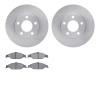 6502-54323 Brake Rotors w/5000 Advanced Brake Pads Kit, 1999-2004 Ford/Lincoln/Mercury/Mazda, Position: Front - image 1