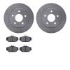 6502-54349 Brake Rotors w/5000 Advanced Brake Pads Kit, 1994-2000 Ford/Lincoln/Mercury/Mazda, Position: Front - image 1