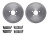 6502-55020 Brake Rotors w/5000 Advanced Brake Pads Kit, 2003-2011 Ford/Lincoln/Mercury/Mazda, Position: Rear - image 1