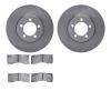 6502-55162 Brake Rotors w/5000 Advanced Brake Pads Kit, 1965-1966 Ford/Lincoln/Mercury/Mazda, Position: Front - image 1