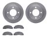 6502-55186 Brake Rotors w/5000 Advanced Brake Pads Kit, 1978-1980 Ford/Lincoln/Mercury/Mazda, Position: Front - image 1