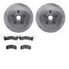 6502-56034 Brake Rotors w/5000 Advanced Brake Pads Kit, 1981-1991 Ford/Lincoln/Mercury/Mazda, Position: Front - image 1