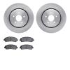6502-58136 Brake Rotors w/5000 Advanced Brake Pads Kit, 2015-2020 Acura/Honda, Position: Front - image 1